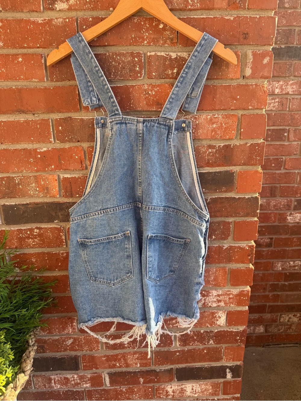 SHEIN denim shorts overalls - Picture 2 of 7